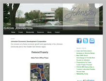 Tablet Screenshot of growjohnston.com